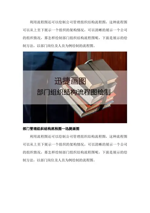 部门组织结构流程图怎样制作