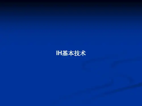 IH基本技术PPT教案