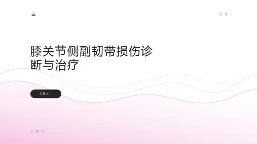 膝关节侧副韧带损伤诊断与治疗PPT