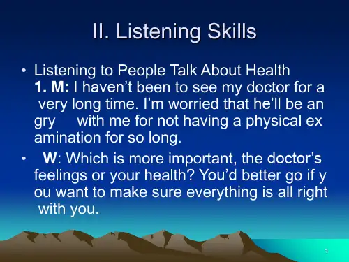 视听说-UNIT6-Being-healthy-feels-great!
