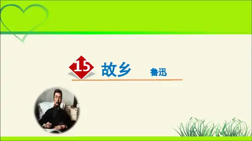 人教版九年级语文上册《故乡》 示范公开课教学课件