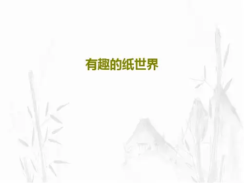 有趣的纸世界共65页