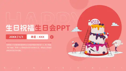企业员工生日会PPT