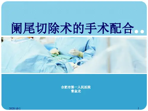 阑尾切除术的手术讲解