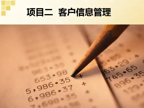 客户信息管理培训教材PPT实用课件(共49页)