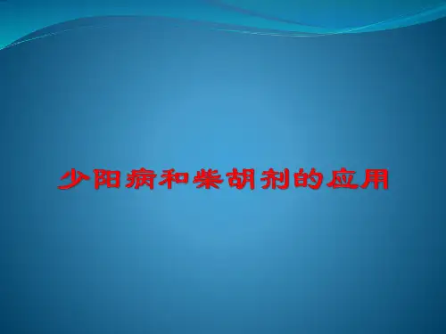 《伤寒论》中的少阳病-----------------