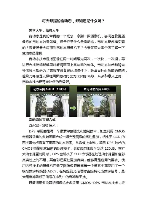 每天都提的宽动态，都知道是什么吗？