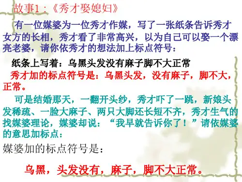 高考复习正确使用标点符号ppt课件(共25张)