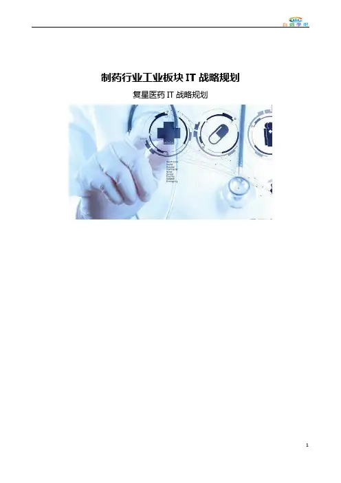 制药行业工业板块IT战略规划