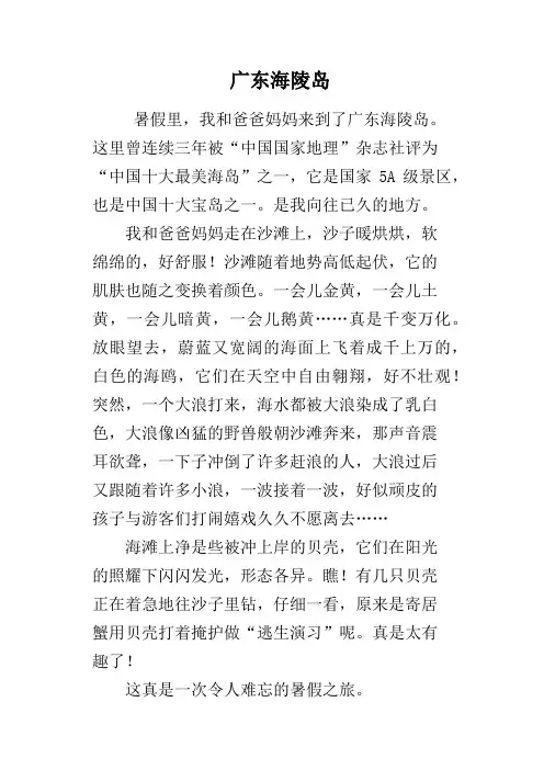 广东海陵岛