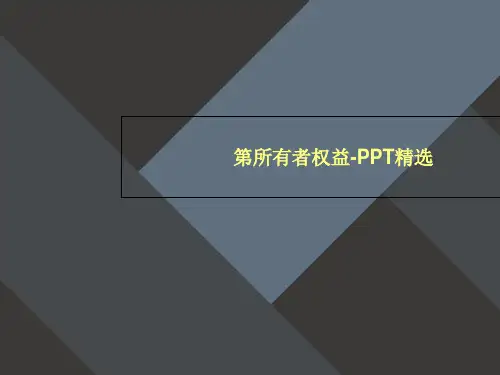 第所有者权益-PPT精选