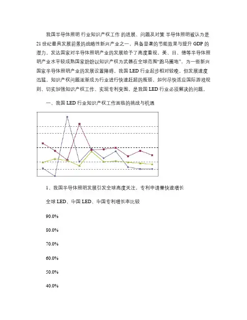 LED行业知识产权工作的进展及对策(精)