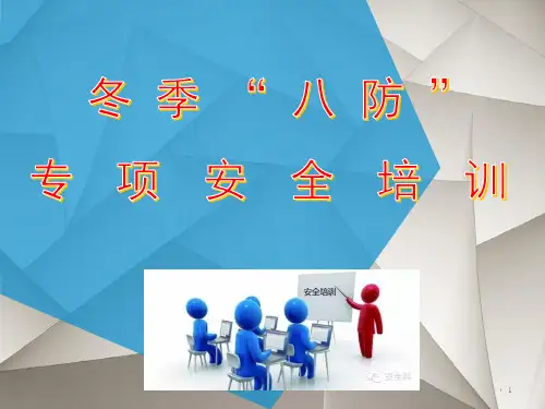 冬季安全知识培训(四防、八防)PPT课件