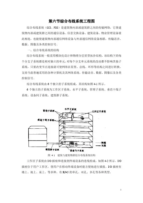 第六节综合布线工程图