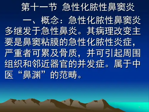 鼻窦炎ppt课件