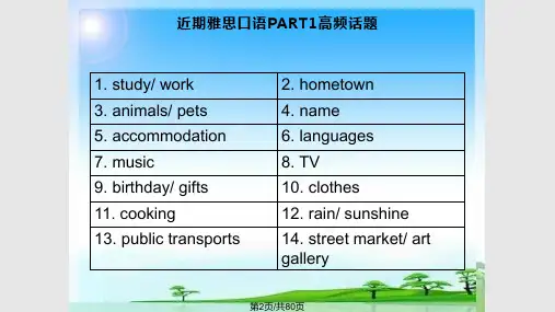 雅思口语PART1课件.pptx