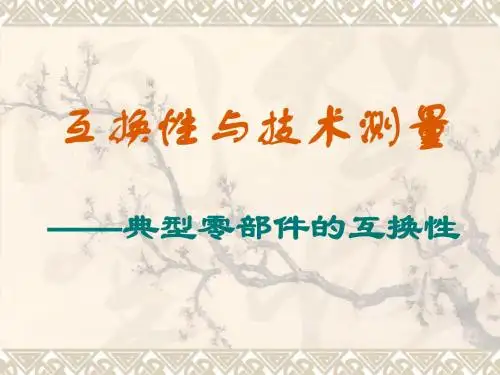 6-典型零部件的互换性