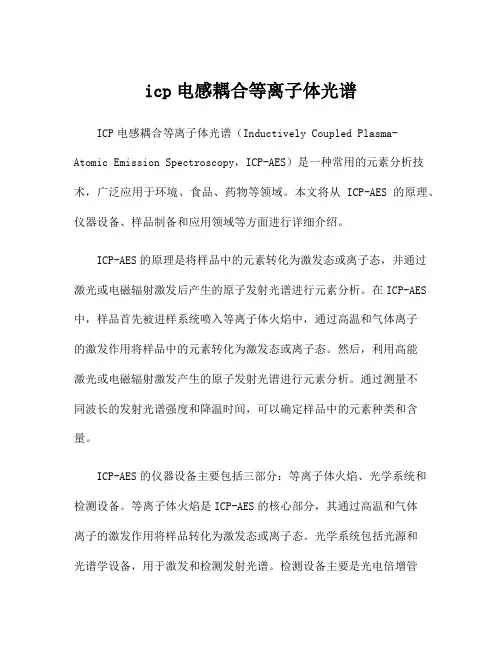 icp电感耦合等离子体光谱