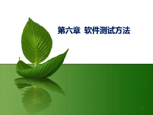 第六章软件测试方法PPT课件