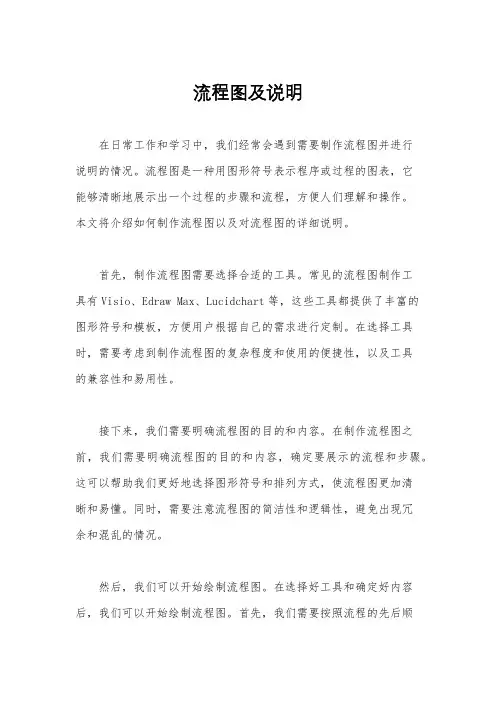 流程图及说明
