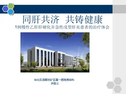 许胜义-1例慢性乙肝肝硬化并急性戊型肝炎患者的治疗体会