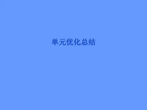 【精品同步课件】人民版历史必修1专题六单元优化总结