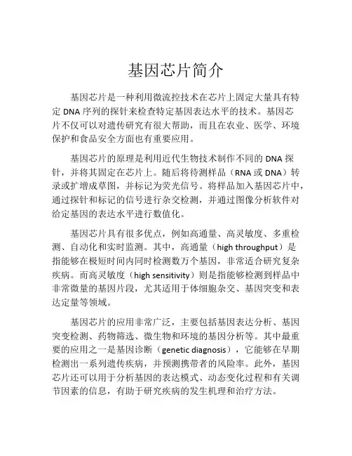 基因芯片简介