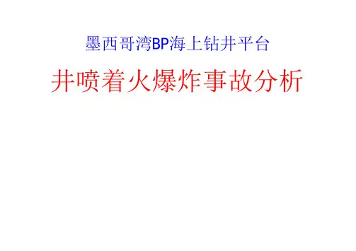 墨西哥湾深水地平线井喷着火爆炸事故分析及启示