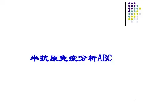 半抗原免疫分析(全面)