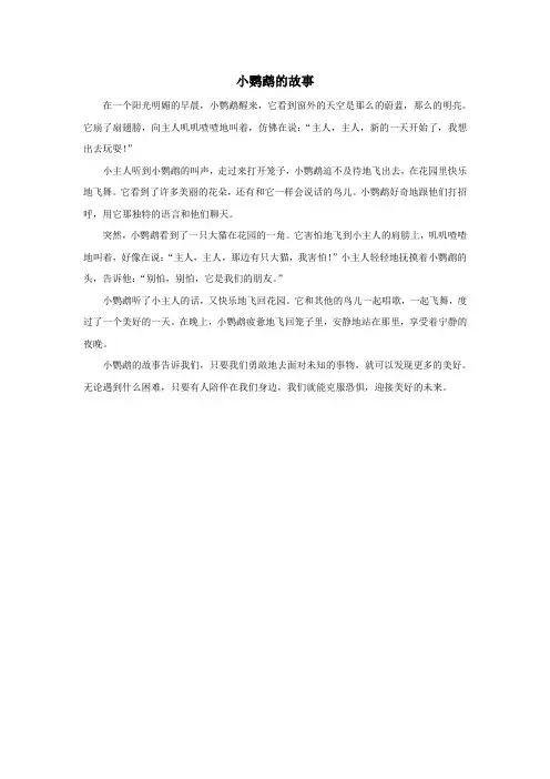 小鹦鹉的故事