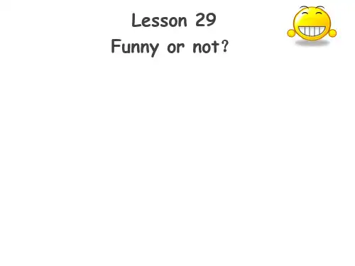 新概念三册Lesson29备课笔记ppt