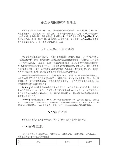 第五章 地图数据拓扑处理