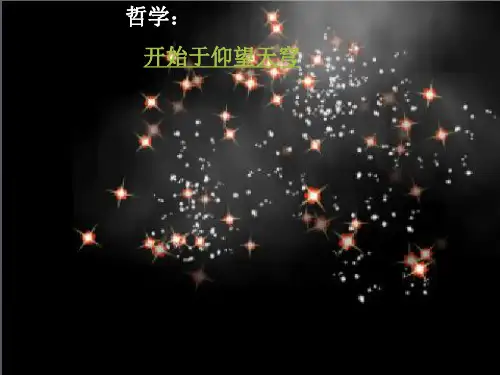 哲学第一课课件