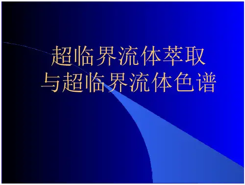 超临界流体色谱