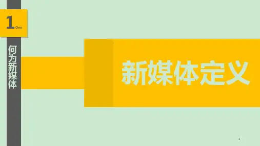 新媒体运营职业规划及展望ppt幻灯片课件