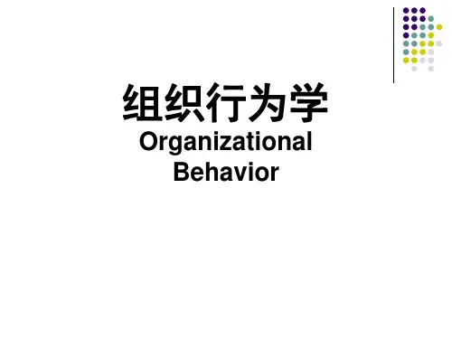 组织行为学(第四版)