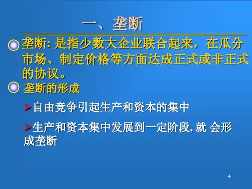 垄断资本和垄断利润放大版课件