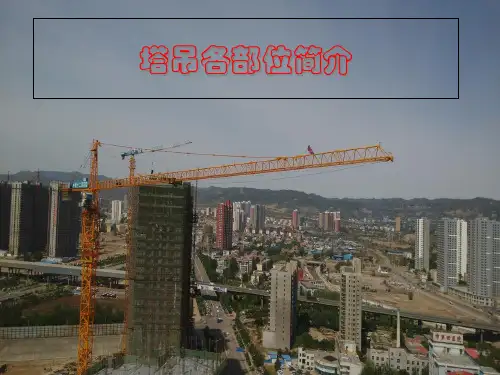 塔吊各部位介绍优质课件