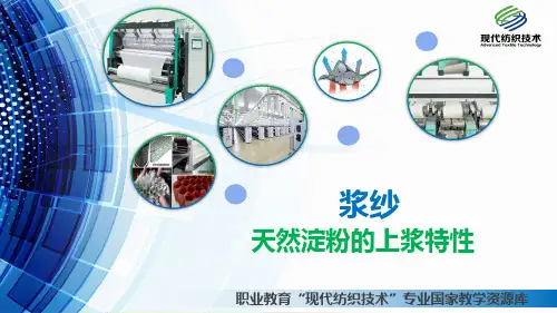 天然淀粉的上浆特性PPT资料优选版