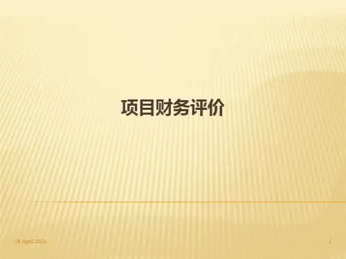项目财务评价