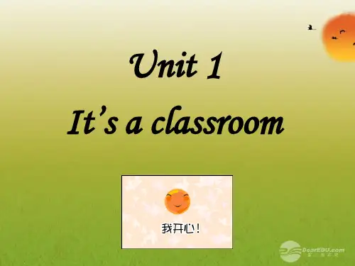 七年级英语上册 Starter Module 2 Unit 1 It’s a classroom2课