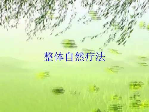 整体自然疗法培训课件