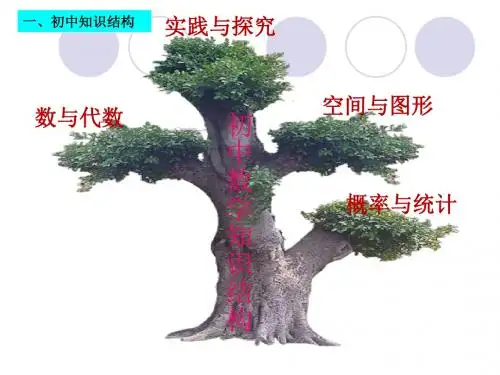 初中数学知识树