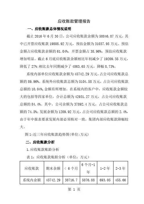 应收账款分析