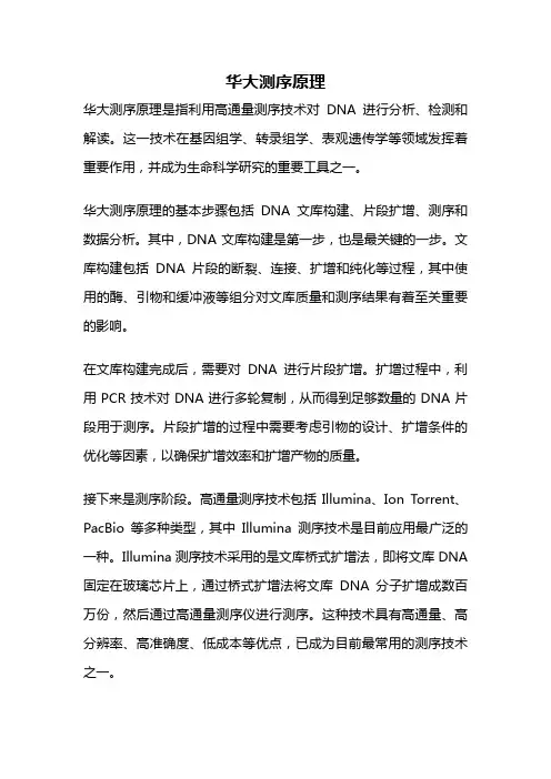 华大测序原理