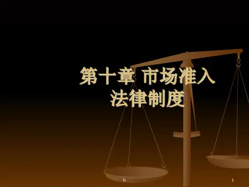 qt4[司法考试]第十章 市场准入法律制度