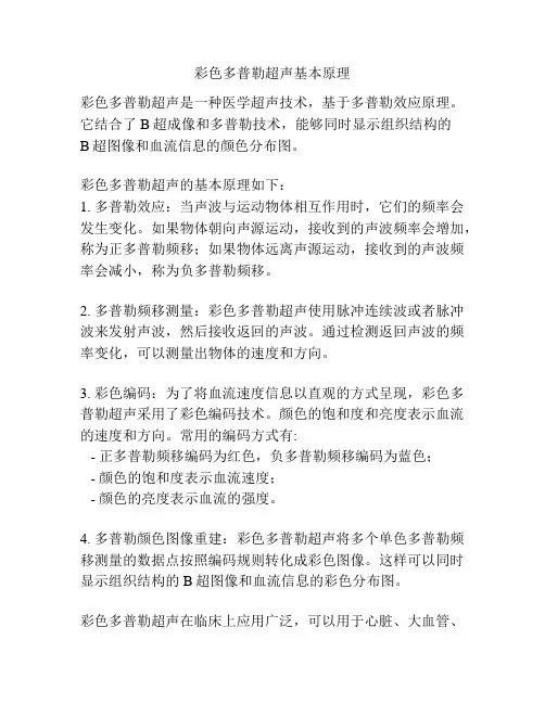 彩色多普勒超声基本原理