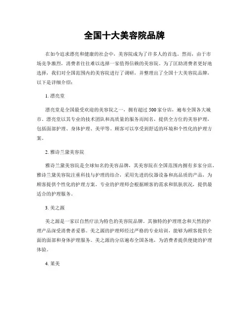 全国十大美容院品牌 (2)