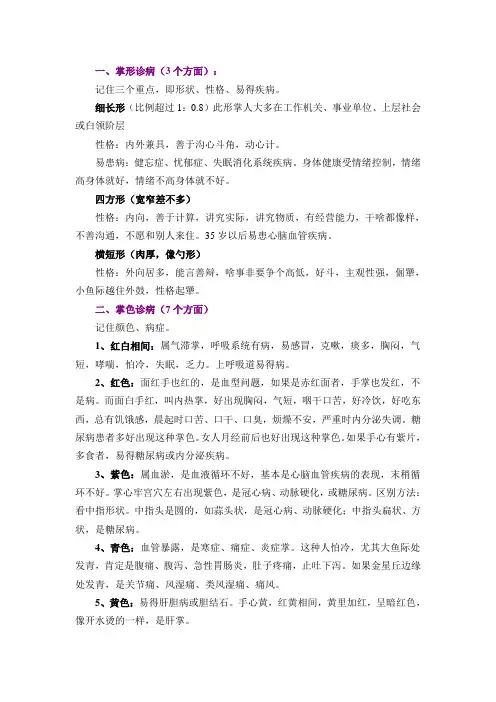 手诊讲义