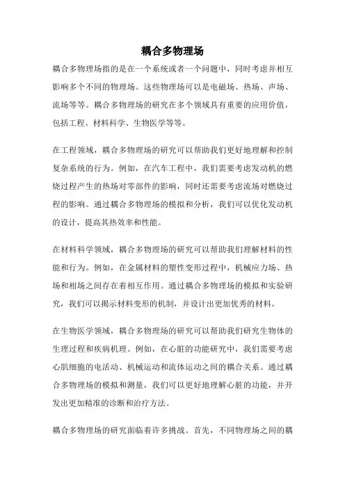 耦合多物理场